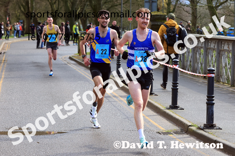 Senior Mens 12 Stage Road Relay, 2026 Northern Mens 12 and Womens 6 Stage Road Relays and Young Athletes 5k, Sheepmount Stadium, Carlisle. Photo: David T. Hewitson/Sports for All Pics